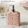 Frasco de Pressão 3D Caractere Dupla Felicidade para Sabonete Líquido e Gel de Banho, Decoração de Ornamentos para Banheiro de Casa e Quarto de Casamento