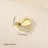 Accesorios para Joyería Materiales Hechos a Mano Chapado en Cobre Oro Real Colgante Estéreo de Animal Pequeño Collar Pulsera Pendientes Colgante DIY