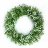 1 Peça de buxo artificial verde exuberante combinado com guirlandas de borboleta uma decoração realista de buxo artificial para casas, jardins, escritórios, casamentos, Dia do Trabalho, Ação de Graças, Dia das Mães e Natal, adequado para uso interno/externo na primavera e no verão
