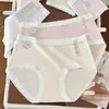 80-125 jin algodón amigable con la piel esquema de color simple y fresco estampado de perrito divertido de dibujos animados ropa interior suave y cómoda para mujer