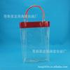 Descuento de fábrica prensado en caliente nuevo material bolsa de pvc imprimible logo bolso de pvc bolsa de embalaje de plástico transparente botón a presión
