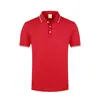 Ropa de Trabajo Polo de Seda Helada de Manga Corta para Verano Camisetas Publicitarias Transfronterizas con Logo Impreso Personalizado Ropa para Grupos Ropa de Trabajo