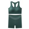Nuevo Conjunto de Ropa Interior Transpirable, Absorbente del Sudor, sin Opresión, Anti-Caída con Push-Up y Hermoso Diseño Hueco en la Espalda para Mujer