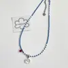 ¡¡¡Súper lindo!!! Collar Colgante Perro Globo M&M Rojo para Mujer, Nuevo Accesorio de Cadena para Suéter de Alta Gama Otoño e Invierno 2025