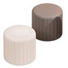 Banquito pequeño para el hogar, banquito bajo redondo para sentarse, taburete simple para cambiarse los zapatos, sofá para sala de estar, mesa de centro, banco cuadrado, calabaza, madera maciza, taburete de cuero