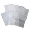 En Stock A5 Plástico PP Portafolio Transparente Páginas Interiores para Tarjetas de Juego Álbum Páginas Interiores Páginas de Almacenamiento para Tarjetas de Foto de Ídolos Páginas para Tarjetas