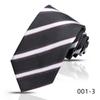 Corbata Rayada para Hombre Camisa Profesional de Negocios de Alta Gama Azul Azul Marino Anudada a Mano Corbata de 8cm Shengzhou Lista para Enviar