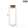 37 Botellas de Vidrio de Borosilicato Alto con Tapón de Corcho, Botellas para Té de Flores, Botellas de los Deseos, Botellas Cápsula, Botellas para Caramelos, Botellas de Perfume Selladas