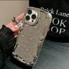 Funda de Teléfono Móvil Chao Brand Oso Violento Manzana 16promax iPhone15 Espejo 14 Crema Galvanizado 13 Silicona 12 Suave