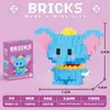 Nuevos Bloques de Construcción de Dibujos Animados Transfronterizos, Bloques de Ensamblaje de Micropartículas, Juguetes para Niños, Juguetes de Caja Sorpresa de Puesto Callejero, Regalos