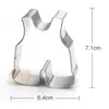 Molde para galletas de acero inoxidable honda jeans pantalones BB molde para hornear molde para galletas DIY
