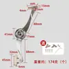 Varilla de Soporte Elevable para Puerta de Gabinete, Varilla Plegable hacia Abajo para Puerta de Gabinete, Varilla para Tatami, Amortiguador de Presión de Gas, Varilla de Soporte Hidráulico, Pistón de Gas