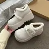 Zapatos de Algodón Estilo Birkenstock con Plataforma Gruesa de 8 cm para Mujer, Nuevo Modelo Invierno 2026, Zapatos Peludos Cálidos para Personas Menudas