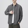 Chamarra Camisa Fina de Alta Gama para Hombre Manga Larga Primavera 2026 Nueva Ropa de Trabajo Versátil Tallas Grandes Primavera y Otoño Sensación de Alta Gama