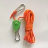 Suministros para exteriores transfronterizos toldo cuerda a prueba de viento tienda de campaña cuerda fija reflectante audaz cuerda de viento con cordón polea cuerda de elevación