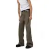 Pantalones casuales holgados nuevos para hombre, pantalones versátiles modernos de estilo coreano, pantalones largos hasta el piso de pierna ancha con caída fina de verano
