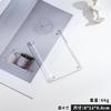 Ins Marco de Fotos Magnético Acrílico Transparente Carcasa Personalizable Ladrillo para Tarjetas Shell Soporte de Exhibición para Tarjetas de Estrella Marco de Fotos con Imán