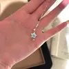 Collar Estrella Brillante Río Estrellado Azul Soñador Estrella de Cinco Puntas 2026 Nuevo Exquisito Cadena para Clavícula de Temperamento de Lujo Ligero Personalizado