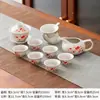 Oferta Especial Cerámica Kung Fu Juego de Té para el Hogar Simple Taza de Té de Burbujas Bandeja de Té Juego Completo de Juego de Té Kung Fu Al por Mayor