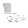 [Hongyuan] Jabonera de Acero Inoxidable, Caja de Jabón sin Taladro, Pegatina de Metal sin Rastro para Montar en la Pared del Baño