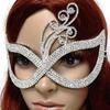 Blogger de ins transfronteiriço com máscara exagerada de strass Acessórios de baile de máscaras da moda europeia e americana Joias de máscara europeias e americanas