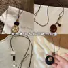 Collar de Verano Bohemio de Nicho con Diseño de Moda para Mujer Colgante de Forma Especial Larga de Resina y Acrílico Cadena para Clavícula
