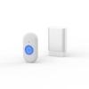 Timbre inalámbrico con botón de batería de CC, resistente al agua, con música, flash, vibración, buscapersonas inalámbrico de larga distancia