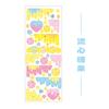 Pingzhang Pegatinas Serie Circo Arcoíris Coreano ins Cinta de Lazo Cuaderno de Bocetos Pegatinas Decorativas DIY 9