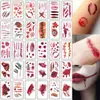 Calcomanías de Tatuaje Impermeables y de Larga Duración Estudiantes Femeninas Lindas Artificiales Pequeñas Frescas Clavícula Dedo Estilo Hyuna Tatuaje de Dibujos Animados