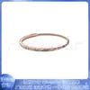 Pulseira Pandora de Cobre Branco Banhada a Prata 925 Cravejada com Diamantes Pulseira de Corrente Ossos de Cobra Cabeça Redonda para Montar Joias Transfronteiriças Europeias e Americanas