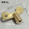 En stock accesorios clave para grifo boquilla de agua exterior antirrobo con llave de cobre interruptor de llave manija de cuatro esquinas interior
