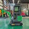 Exportación de excavadoras de orugas australianas, excavadoras de orugas de 1,8T para uso doméstico y excavadoras pequeñas para proyectos de construcción