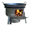 Estufa de Acero Rural Nueva Estufa de Leña Fuego Inferior Estufa de Doble Propósito Leña y Carbón para Uso Doméstico y al Aire Libre Olla de Piso para Banquetes en Casa Estufa de Leña para Patio
