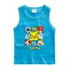 Colete Infantil Roupa de Verão Meninos Camiseta Básica 100% Algodão Moda Verão Meninas Roupa Externa para Bebê Camiseta Sem Manga