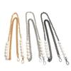 Corrente de Pérolas para Bolsa Bolsa Transformação Mahjong Alça de Corrente de Pérolas para Bolsa Corrente de Ferro Metal para Bolsa Alça Transversal Alça de Ombro