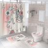 Cortina de ducha de belleza, cortina de baño, cortina de baño transfronteriza, cortina de ducha con impresión digital, suministro directo de fábrica