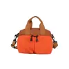 Bolso Cruzado de Gran Capacidad para el Trabajo, Viajes, Bolso Portátil de Almacenamiento, Bolso Tote Casual Versátil con Bloques de Color, Bolso de Hombro Multibolsillos