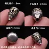 Pulseira de Cabeça de Buda Três Vias com Padrão de Rolo Retrô Acessórios de Contas do Tibete Contas de Buda Brinquedo Nuvem de Volta Acessórios de Pulseira e Colar de Contas de Buda