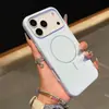 Adecuado para funda de teléfono móvil Apple 17Promax, Succión magnética fina de silicona líquida, Funda protectora 15 de color puro para iPhone16 Anti-caídas