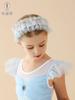 Novos Acessórios de Cabelo Versáteis para Performance de Dança Infantil Aro de Cabelo Coreano com Renda e Pérolas Acessórios de Cabelo para Dança Infantil Atacado