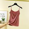Regata Modal Feminina Curta Ajustada Ajustada plus size Top Primavera e Verão Camisa Base Preta para Estudantes