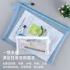 Bolsa de Archivo de Malla de Nylon Transparente A4A5 Bolsa de Almacenamiento para Cosméticos Juguetes Bloques de Construcción Estudiante Cremallera Datos A6 Bolsa para Lápices