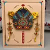 Xi'An Souvenir Turístico Coroa de Fênix Série de Ímãs de Geladeira Estilo Chinês Adesivos Magnéticos de Metal Tendência Nacional Artesanato Cultural e Criativo