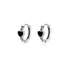 Pendientes negros encantadores de plata de ley 925 para mujer 2022 nuevos pendientes de diseño de nicho de moda pendientes de verano creativos