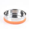 Bacia de comida de cachorro antiderrapante de aço inoxidável para animais de estimação, bacia de água para gatos, tigela pequena para cachorro, lanches, tigela de arroz antiderrapante, suprimentos para animais de estimação ##