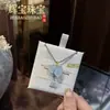 Nuevo colgante de calabaza con piedra ojo de gato en color jadeíta y flor de durazno, adorno de jadeíta en estilo de tendencia china, moderno y auspicioso