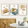 Nueva Pintura Decorativa de Restaurante Chino Pintura para Colgar en la Pared del Comedor Fondo de Pared Mural de Cocina Moderno Sencillo Buena Comida
