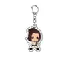 Llavero Attack on Titan Eren Yeager Mikasa Ackerman Llavero Acrílico