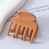 Accesorios para el cabello de estilo coreano que combinan con todo para mujer, pinza para el cabello esmerilada para recogido, simple artefacto fijo para coleta alta, cuchara trasera para moño, pinza para el cabello con forma de bola