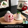 Pedra Difusora de Abóbora Rosa Ornamento de Aromaterapia para Casa Quarto, Fragrância Sem Chama de Longa Duração Óleo Essencial, Presente de Aniversário para Meninas